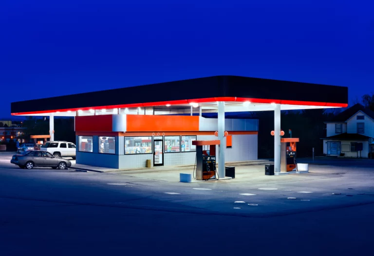 gas station